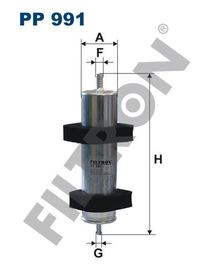 AUDI A4 (8K, B8) 2.0 TDI 100kw 136hp  Yakıt Mazot Filtresi PP991 FİLTRON