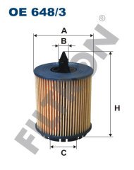 OPEL Insignia 2.0 Turbo 162kw 220hp  Yağ Filtresi OE648/3 FİLTRON