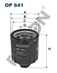 SEAT Ibiza III 1.6 16V 77kw 105hp  Yağ Filtresi OP641 FİLTRON
