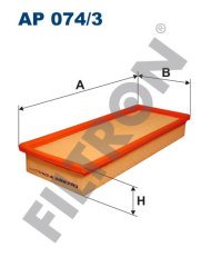 FORD Mondeo III (B4Y/5Y/BWY) 2.0 TDCi 96kw 130hp  Hava Filtresi AP074/3 FİLTRON