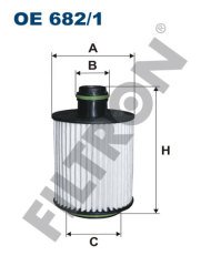 OPEL Insignia 2.0 CDTI 118kw 160hp  Yağ Filtresi OE682/1 FİLTRON