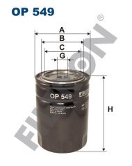 FORD Ranger 2.5 TD 80kw 109hp  Yağ Filtresi OP549 FİLTRON
