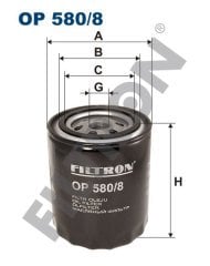 LAND ROVER Discovery 2 4.6 V8 160kw 218hp  Yağ Filtresi OP580/8 FİLTRON