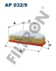 BMW 3 (E90/E91/E92/E93) 325d 150kw 204hp  Hava Filtresi AP032/9 FİLTRON