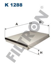VOLKSWAGEN Crafter 30, 35, 50 2.0 TDI 105kw 142hp  Polen Kabin filtresi K1288 FİLTRON