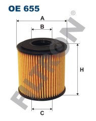 SMART (DAIMLER AG) Roadster 700 60kw 82hp  Yağ Filtresi OE655 FİLTRON