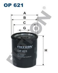 SUZUKI Swift II (EA/MA) 1.3 63kw 86hp  Yağ Filtresi OP621 FİLTRON