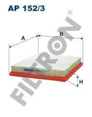 OPEL Insignia 1.6 85kw 115hp  Hava Filtresi AP152/3 FİLTRON