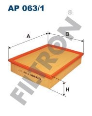 VOLKSWAGEN Passat (3B2/3B5) 2.0 88kw 120hp  Hava Filtresi AP063/1 FİLTRON