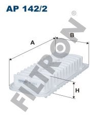 TOYOTA Yaris II (XP9) 1.33 VVT 73kw 99hp  Hava Filtresi AP142/2 FİLTRON