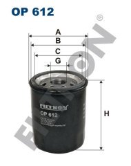 NISSAN Micra II (K11) 1.4i 16V 60kw 82hp  Yağ Filtresi OP612 FİLTRON