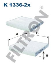 BMW X3 (F25) 20dX 120kw 163hp  Polen Kabin filtresi K1336-2x FİLTRON