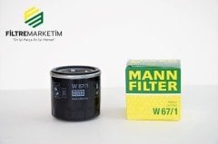 SUBARU Forester (SG) 2.0 115kw 158hp  Yağ Filtresi W67/1 MANN