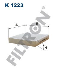 OPEL Meriva B 1.4 74kw 100hp  Polen Kabin filtresi K1223 FİLTRON