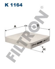 HONDA Jazz II 1.4 i-DSi 61kw 83hp  Polen Kabin filtresi K1164 FİLTRON