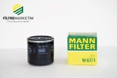 SUBARU Outback I 2.5 115kw 156hp  Yağ Filtresi W67/1 MANN