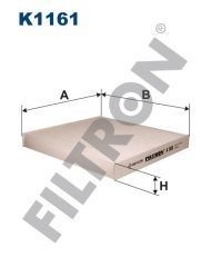 MAZDA 6 2.2 CD 92kw 125hp  Polen Kabin filtresi K1161 FİLTRON