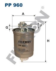 SEAT Ibiza III 1.9 SDI 50kw 68hp  Yakıt Mazot Filtresi PP960 FİLTRON