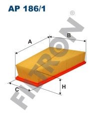 5kw 115hp  Hava Filtresi AP186/1 FİLTRON