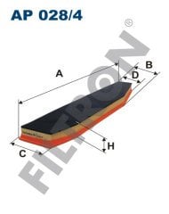 BMW X3 (E83) 3.0d 160kw 218hp  Hava Filtresi AP028/4 FİLTRON