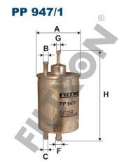 MERCEDES BENZ SL R230 SL280 170kw 231hp  Yakıt Filtresi PP947/1 FİLTRON