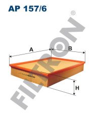 VOLKSWAGEN Crafter 30, 35, 50 2.0 TDI 84kw 114hp  Hava Filtresi AP157/6 FİLTRON