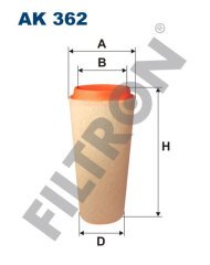 BMW 3 (E46) 318d/td 85kw 115hp  Hava Filtresi AK362 FİLTRON