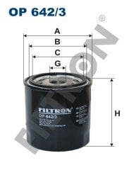 SUZUKI Grand Vitara 1.9 DDiS 95kw 129hp  Yağ Filtresi OP642/3 FİLTRON