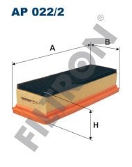 FIAT Fiorino (225) 1.4 57kw 77hp  Hava Filtresi AP022/2 FİLTRON