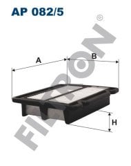 CHEVROLET Kalos 1.2 53kw 72hp  Hava Filtresi AP082/5 FİLTRON