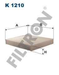 SUBARU Outback III 2.5i 127kw 173hp  Polen Kabin filtresi K1210 FİLTRON