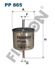 FORD Fiesta IV 1.0i 48kw 65hp  Yakıt Filtresi PP865 FİLTRON