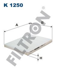 HYUNDAI ix20 1.6 16V 92kw 125hp  Polen Kabin filtresi K1250 FİLTRON