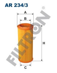 FIAT Doblo 1.9 JTD 74kw 100hp  Hava Filtresi AR234/3 FİLTRON