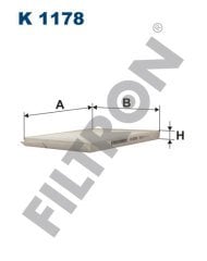 CHEVROLET Kalos 1.4 61kw 83hp  Polen Kabin filtresi K1178 FİLTRON