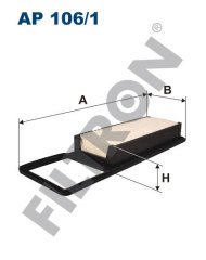 HONDA Jazz II 1.2 i-DSi 57kw 78hp  Hava Filtresi AP106/1 FİLTRON