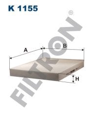 VOLKSWAGEN Amarok (2H) 3.0 TDI V6 165kw 224hp  Polen Kabin filtresi K1155 FİLTRON