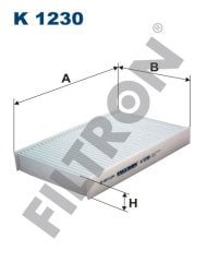 NISSAN Juke 1.5 dCi 81kw 110hp  Polen Kabin filtresi K1230 FİLTRON