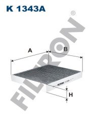OPEL Insignia B (Z18) 1.5 Turbo 103kw 140hp  Polen Kabin filtresi K1343A FİLTRON