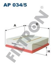 MERCEDES BENZ A W176 A160 CDI 66kw 90hp  Hava Filtresi AP034/5 FİLTRON