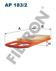 SEAT Cordoba II 1.0 51kw 69hp  Hava Filtresi AP183/2 FİLTRON