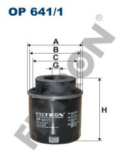 VOLKSWAGEN Jetta III (1K2) 1.4 TSI 90kw 122hp  Yağ Filtresi OP641/1 FİLTRON