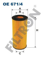 AUDI A6 (4G2/4G5/4GC/4GD) 2.8 FSI 150kw 204hp  Yağ Filtresi OE671/4 FİLTRON