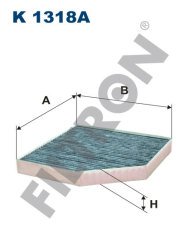 AUDI A6 (4G2/4G5/4GC/4GD) 3.0 TDI 200kw 272hp  Polen Kabin filtresi K1318A FİLTRON