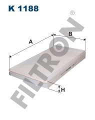 MERCEDES BENZ Vito 639 111 CDI 85kw 116hp  Polen Kabin filtresi K1188 FİLTRON