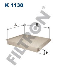 OPEL Meriva A 1.3 CDTI 51kw 70hp  Polen Kabin filtresi K1138 FİLTRON