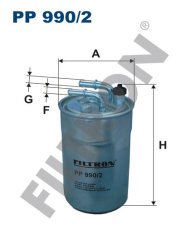 OPEL Corsa D 1.3 CDTi 70kw 95hp  Yakıt (Mazot) Filtresi PP990/2 FİLTRON