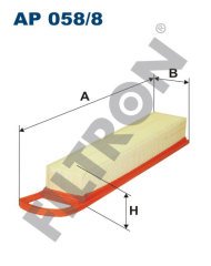 MINI Mini One II, Cabrio, Clubman, Countryman 1.4 70kw 95hp  Hava Filtresi AP058/8 FİLTRON