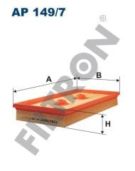 VOLKSWAGEN Touran 1.6 FSI 85kw 115hp  Hava Filtresi AP149/7 FİLTRON