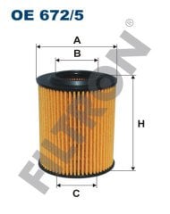 BMW 1 (F20/F21) 118i 100kw 136hp  Yağ Filtresi OE672/5 FİLTRON